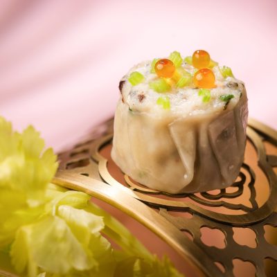 Jing Zhe 驚蟄 - Steamed fish dumpling with aged tangerine peel and celery